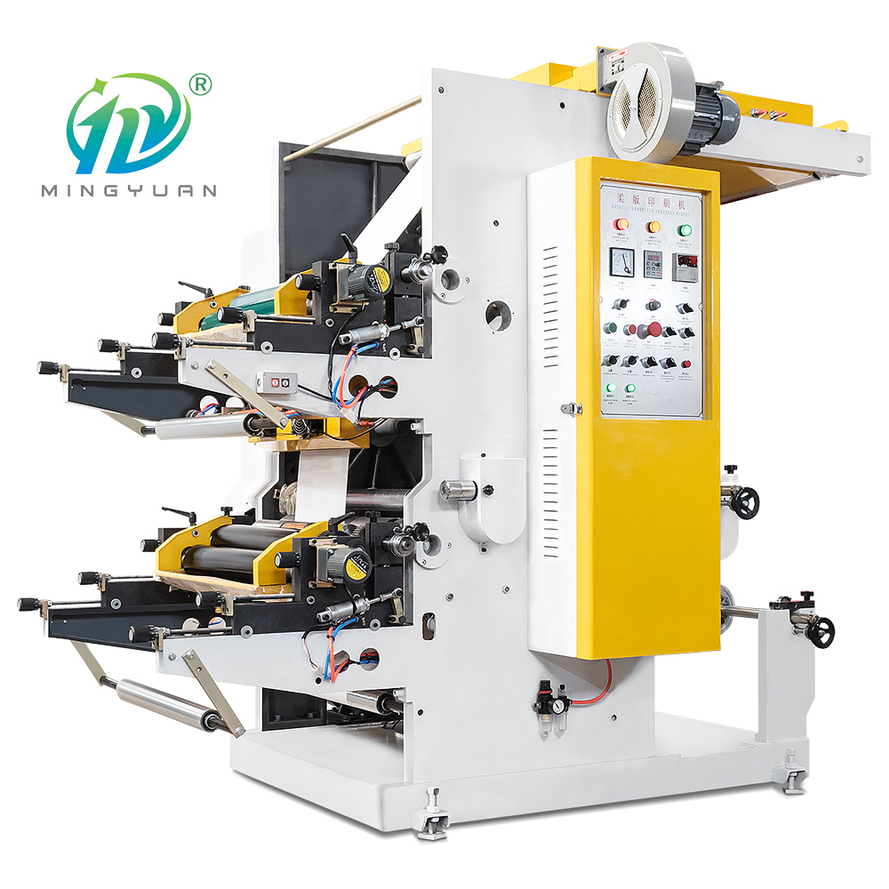 High Speed Flexographic Printers Press Machine Paper Cup Non Woven Fabric 6 2 4 Colors Flexo Printing Machine for Plastic Bag