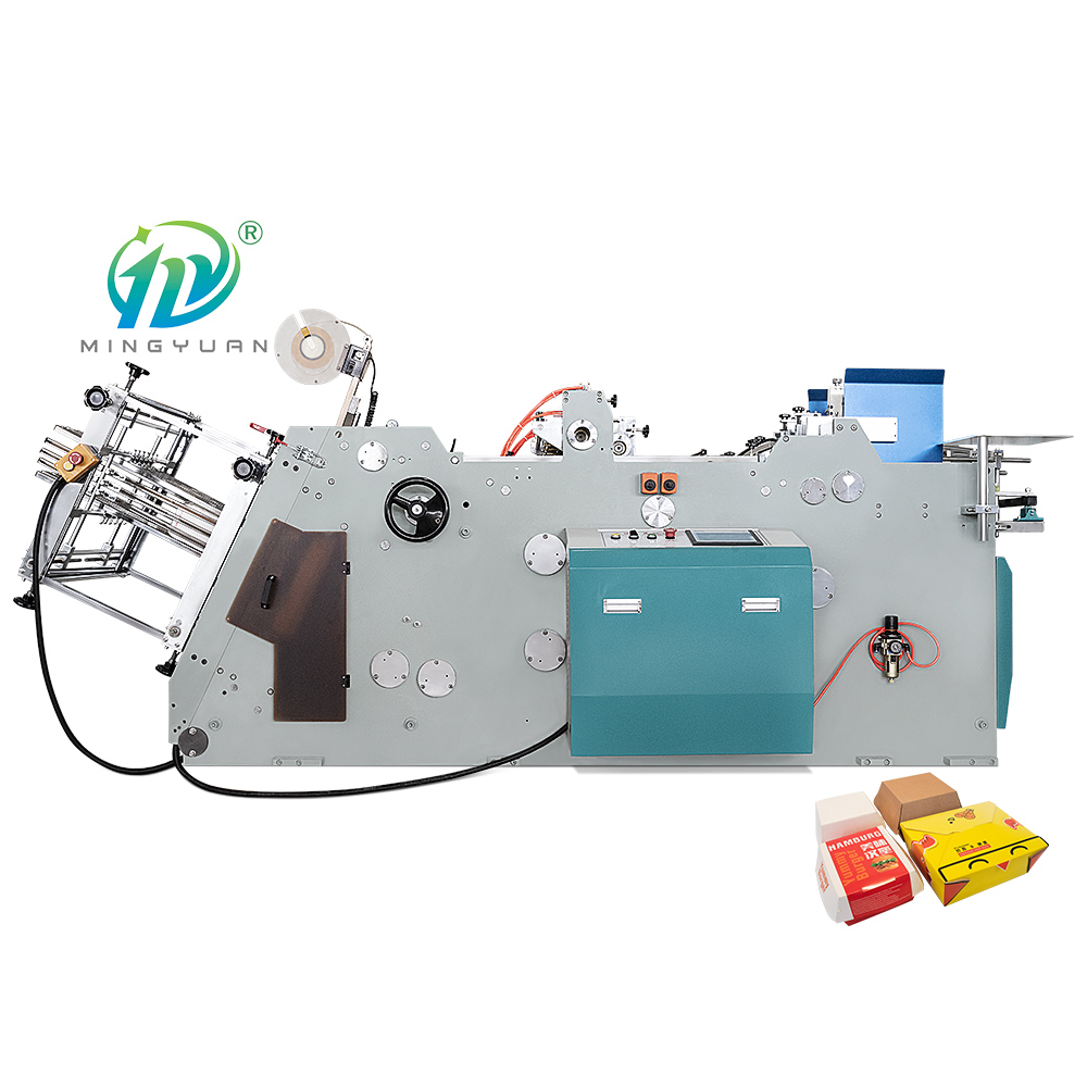 Automatic Hamburger Lunch Box Forming Machine With PLC Touch Screen Interface