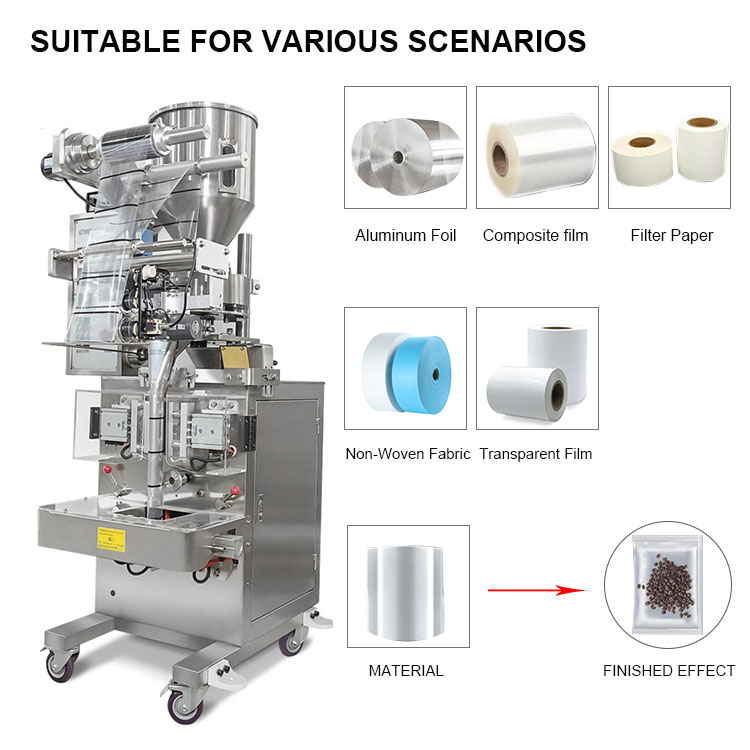 New product automatic granule weighing and filling machine/raisin and melon seed granule packing machine